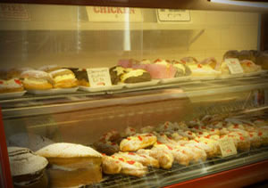 delicious range of cakes and slices